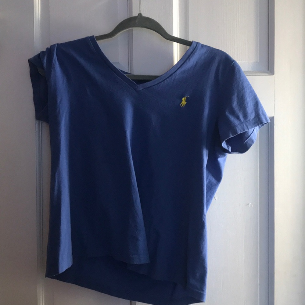 Blue polo ralph lauren top